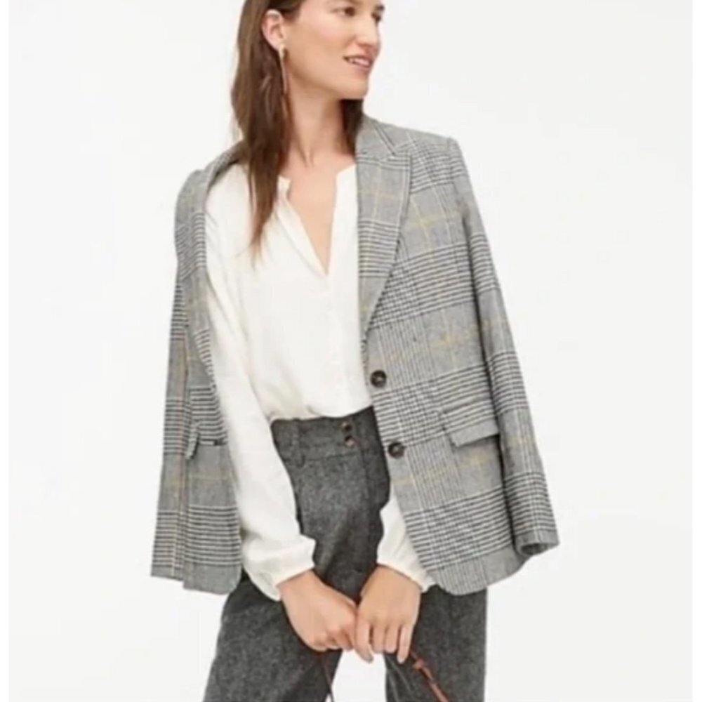 NWT J. Crew Drapey Long Sleeve Popover Top in Ivory Size XXS